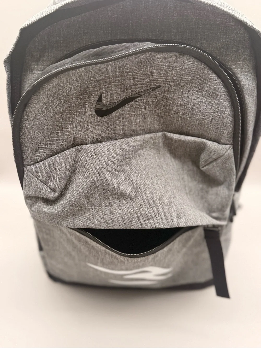 Nike Grey Heather Backpack with Front Pocket